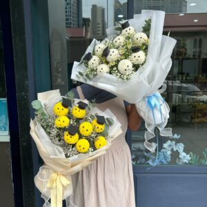 ช่อดอกไม้รูปยิ้ม